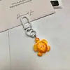 Llavero de Pan de Caracola de Sirena Lindo Corazón de Chica Dulce Colgante Dibujos Animados Colgante para Mochila de Estudiante Mejor Amigo