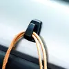 Paquete de 3 Ganchos Pequeños para Uso en el Hogar y el Coche, Mini Ganchos Adhesivos Ocultos Creativos para el Respaldo del Asiento del Coche