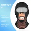 Máscara Facial Protetora de Pescoço com Estampa de Caveira Transfronteiriça Capuz para Forro de Capacete de Motocicleta Outono e Inverno Quente Escovada Máscara de Ciclismo