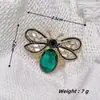 Broche de Pecho para Mujer de Alta Gama con Forma de Mariposa y Pájaro, Incrustado de Diamantes, Accesorios para Ropa, Broche de Diseño Simple, Joyería de Flores