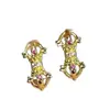 Mortero de Oro Arena Diamante Accesorios Pulsera DIY Collar Cuentas Espaciadoras Joyería Exquisitos Accesorios de Oro Arena