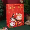 2025 Nueva Bolsa de Regalo de Navidad Halloween Bolsa Tote Navideña Bolsa de Empaque Caja de Manzana para Nochebuena Fruta Ping an