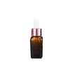 Frasco Quadrado Marrom para Óleo Essencial, Frasco Vazio com Conta-gotas de Vidro à Prova de Luz para Essência, Frasco Cosmético de 30ml, Frasco de Vidro para Produto de Skincare
