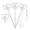 Portaflores en forma de corazón estilo coreano, portatarjetas en forma de estrella, tarjetero de metal, accesorios de decoración DIY para floristerías, materiales florales