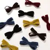 Atmósfera de Otoño e Invierno Terciopelo Retro Felpa Lazo DIY Pinza Lateral Pinza para Flequillo Adorno para el Cabello Horquilla Accesorios para Zapatos y Sombreros