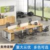 Mobiliario de Oficina para Múltiples Personas Escritorio y Silla Modernos para Jefe Estación de Trabajo Doble para 4/6 Personas Combinación Libre
