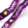 Cordón retráctil personalizado con hebilla de fácil extracción, cordón para transferencia de calor, cordón para teléfono móvil, cordón de poliéster con logotipo