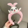 Diadema de Personaje de Dibujo Animado Japonés y Coreano, Alien de Tres Ojos, Tiburón, Cabeza de Dinosaurio, Pinza para el Cabello para Lavarse la Cara, Estilo de Diadema Original y Lindo