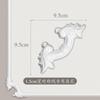 Linhas Decorativas de PU Canto Curvo Moldura de Fundo Borda Decorativa Estilo Europeu Xadrez Vertical Teto Canto Curvo do Teto Flor Gesso Imitação de Linha