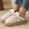 2026 Zapatillas de Algodón para Mujer Invierno Interior Hogar Zapatos Birkenstock Zapatillas Felpudas de Suela Gruesa Cálidas Cómodas Suela Suave