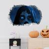 Halloween 350000 Dia Santo Horror Mulher Quebrado Parede Quarto Sala de Estar Home Decoração de Parede Adesivo de Parede Self