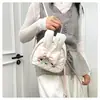 Moda Nueva Primavera 2026 Lindo Dibujo Animado de Conejito Versátil Simple de Alto Valor Bolso de Hombro Único y Mochila