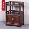 Armário de chá de madeira maciça para sala de estar armário de chá estilo chinês pequeno aparador antigo armário lateral de sofá