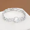Pulsera Clásica Nueva de Moda Cruzada con Circonita Atmósfera Exquisita Versátil Pulsera para Mujer Venta Directa de Fábrica