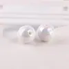 Cuentas Perforadas de Color Sólido Galvanizado Color Mágico AB Agujero Recto Cuentas Redondas Pulsera DIY Cadena de Teléfono Móvil Accesorios de Joyería Acrílicos