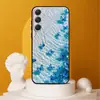 Adecuado para funda de teléfono S25ULTRA TPU suave A54 A17 mariposa S26PLUS ola de agua superficie del lago A90 cubierta protectora A07