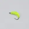 Señuelo luya gusano blando 20mm0.45g anzuelo boca de caballo cabeza plomada gusano de pan larva biónica set de cebo blando en caja