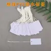 Etiquetas de Algodón con Cuerda Colgantes Blancas Impermeables de Plástico PVC en Stock, Etiquetas de Precio de Material, Etiquetas Colgantes, Etiquetas de Precio con Envío Gratis