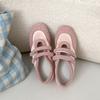 Moda Retro Prata Boca Rasa Planas Camada Única Sapatos Femininos Verão 2025 Novos Versáteis Aumenta Altura Sapatos Mary Jane
