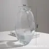 Vaso de Vidro Moderno Transparente Luxo Leve High-End Moda Design Curvo Sala de Estar Cultivo em Água Flor Fresca Decoração de Mesa Ornamento