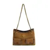 2026 Nuevo Otoño Moda Simple Súper Caliente Bolso de un Hombro Lujo Ligero Bolso Tote con Cadena Mate Estampado de Leopardo Bolso para el Trabajo