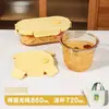 Lonchera de Vidrio Xilekou, Apta para Microondas, Lonchera de Vidrio de Borosilicato de Grado Alimenticio para Trabajadores de Oficina