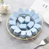 Esponja de Maquillaje Plana de Cinco Puntas Personalizada con Forma de Casita Pequeña Que se Expande al Exponerse al Agua, Es Hidrofílica, Suave, Delicada, No Absorbe el Maquillaje y Puede Usarse Tanto Seca como Húmeda