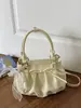 Bolso de Mano de Lunares para Mujer 2026 Nuevo de Moda Elegante Bolso de Mano Estilo Coreano Popular Exquisito Bolso de Hombro Cruzado