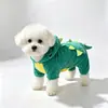 Perro Mascota Pequeño Mediano Grande Terciopelo de Cristal Otoño Invierno Ropa de Cuatro Patas para Perro Teddy Samoyedo Labrador