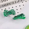 Grampo de cabelo mini laço Amazon cor de doce bolinhas fofo estilo japonês e coreano para bebê menina acessório de cabelo infantil