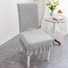 Funda de silla universal para cuatro estaciones para uso en el hogar, respaldo antideslizante todo en uno, funda de silla de comedor integrada, elástica y engrosada