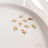 Colgante de Estrella de Cinco Puntas Color Duradero Rellenado de Oro de 14 Quilates Accesorios Colgante de Estrella Hecho a Mano DIY Colgante de Oreja Colgante de Oreja Accesorios de Joyería