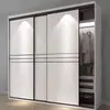 Panel de nido de abeja de aluminio puerta de armario puerta corredera puerta de empujar y tirar puerta de armario de pared puerta de armario de pared de color sólido minimalista moderno