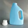 Botella de Detergente para Ropa Personalizada de 2L con Asa, Cubo para Detergente para Ropa, Cubo de Plástico PE, Botella de Plástico Recargable, Botella Vacía