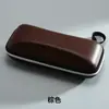 Estuche para Gafas con Cremallera de Cuero Personalizado Transfronterizo Eva Estuche Cuadrado para Gafas de Sol de PU Estuche para Gafas de Sol Se Puede Imprimir con Logo