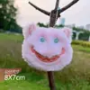 Novo pingente de boneca monstro de pelúcia criativa, chaveiro de boneca fofa de um olho, pingente para mochila de menina, atacado