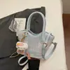 Bolsa transversal estilo balde feminina 2026 nova tendência moderna para atividades ao ar livre com alça de mão primavera toque de luxo bolsa de ombro único