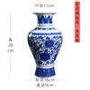 Vaso de Lótus em Porcelana Azul e Branca de Jingdezhen Cerâmica Suporte de Exibição para Casa Ornamento Recipiente Decorativo para Arranjo de Flores Vaso de Porcelana Azul e Branca