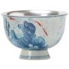 Taza de té de loto verde de plata dorada del fabricante Taza maestra de alta gama Taza individual Juego de té chino Kung Fu Taza de té Taza de té Caja de regalo