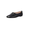 Estilo minimalista! Sapatilhas de Ballet em Pele de Ovelha com Laço Retro Francês 2026 Início do Outono Slip-On Sapatos de Vovó com Solado Macio para Mulheres