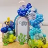 Decorações de Balões de Dia das Crianças e Aniversário Dopamina Aquário ao Ar Livre Sessão de Fotos de Aniversário Decorações de Shopping Temáticas do Oceano