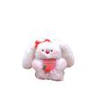 Muñeca de Conejo Hecha a Mano Chirriante Lindo Conejo Muñeca de Peluche Adorno Colgante de Llave Bjd Abrazo Colgante Casero