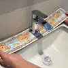 Tapete Drenante para Torneira Desenho Animado Fofo, Tapete Universal para Bancada de Cozinha, Tapete para Pia de Banheiro, Tapete Absorvente Antiderrapante