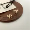 Brincos de gatinho francês requintados com zircônia e dupla cauda de peixe, brincos de tarraxa elegantes, doces, de alta qualidade, versáteis, estilo ocidental