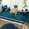 Alfombrilla universal para mirador de cuatro estaciones alfombrilla de ventana felpa decorativa personalizada moderna minimalista cojín para dormitorio balcón europeo