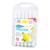 Marcador de Acrílico de Color Verdadero con Punta Suave para Manualidades DIY de Estudiantes, Color Opaco Especial, Apilable, Arte, Pluma de Acuarela para Niños