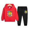 Conjunto de Suéter para Niños y Niñas 2022 Primavera y Otoño Nuevo Casual Holgado Versátil Pantalones Deportivos Sudadera con Capucha para Niños Moderna
