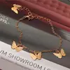 Moderna y Única Joyería de Mariposas Estilo Bohemio Pulsera con Colgante de Mariposa de una Sola Capa Accesorios Transfronterizos Europeos y Americanos