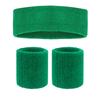 Deportes Fitness Ciclismo Baloncesto Bádminton Transpirable Alta Elasticidad Poliéster Algodón Absorción de Sudor Diadema Muñequera Banda para el Cabello traje