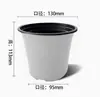 Macetas Blancas para Plántulas Transfronterizas, Vasos de Plástico Espeso de Dos Tonos para Plantar Suculentas, para Granjas de Flores y Viveros